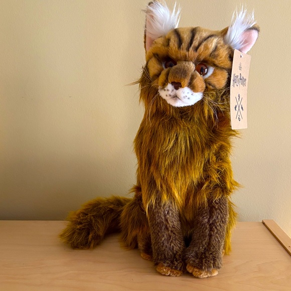 Mrs Norris Plush Cat from Harry Potter - stuffed animal- brand new